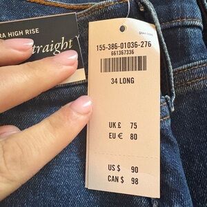 Abercrombie & Fitch Blue High Rise Denim